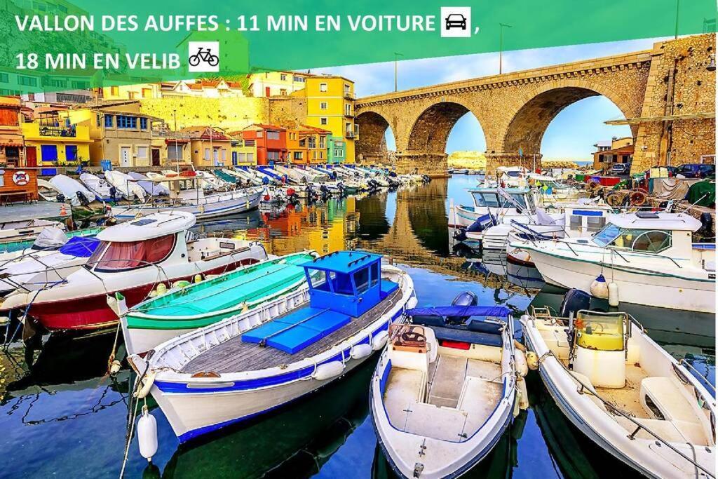 Climatise Gare Stcharles 4 Chambres Grand Balcon / Experience-Immo 马赛 外观 照片