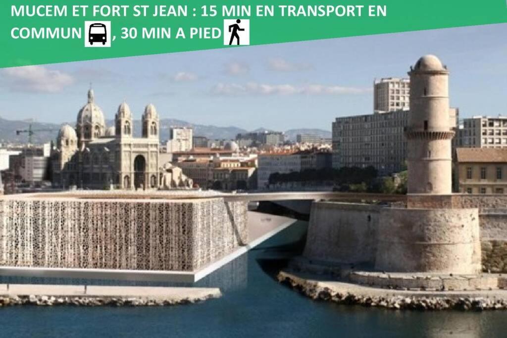Climatise Gare Stcharles 4 Chambres Grand Balcon / Experience-Immo 马赛 外观 照片