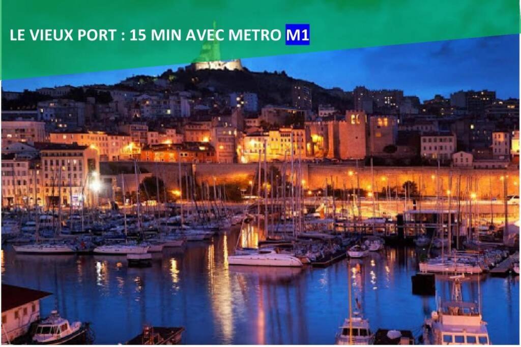 Climatise Gare Stcharles 4 Chambres Grand Balcon / Experience-Immo 马赛 外观 照片