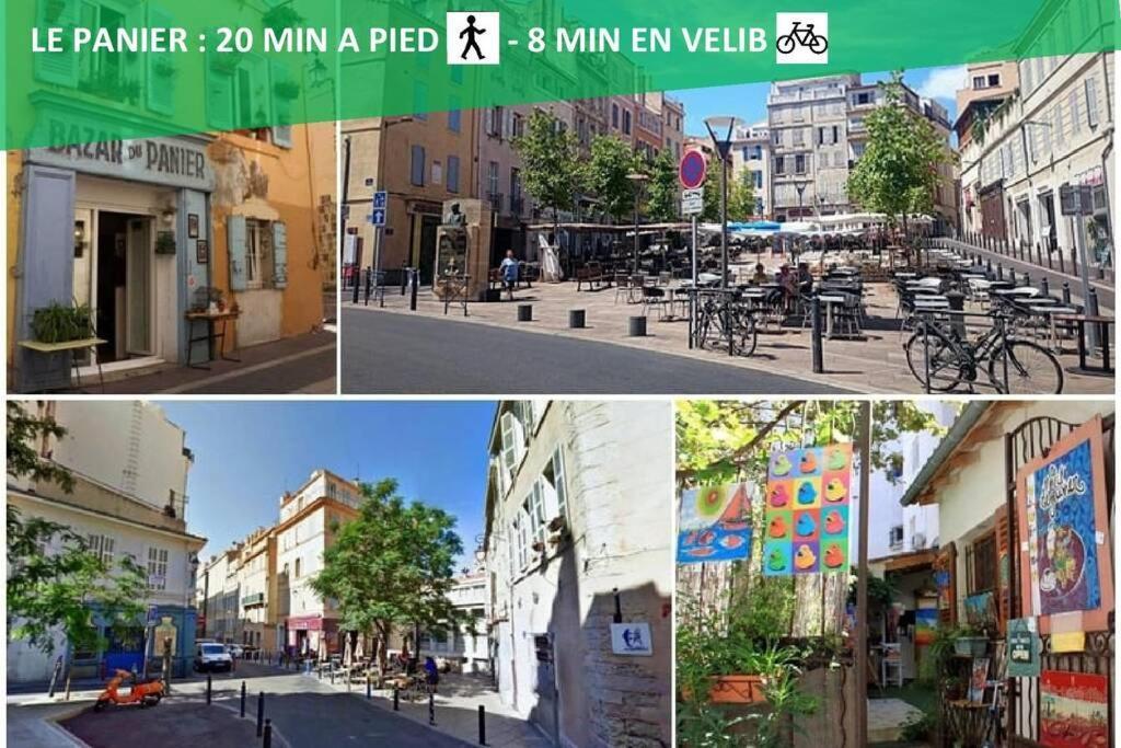 Climatise Gare Stcharles 4 Chambres Grand Balcon / Experience-Immo 马赛 外观 照片