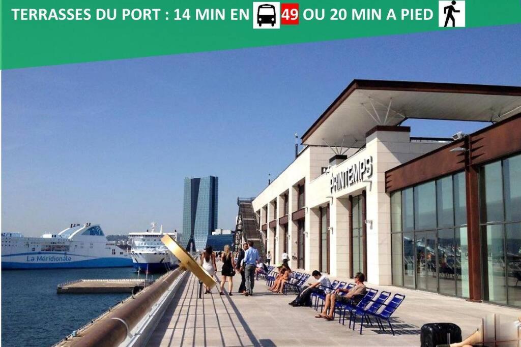 Climatise Gare Stcharles 4 Chambres Grand Balcon / Experience-Immo 马赛 外观 照片