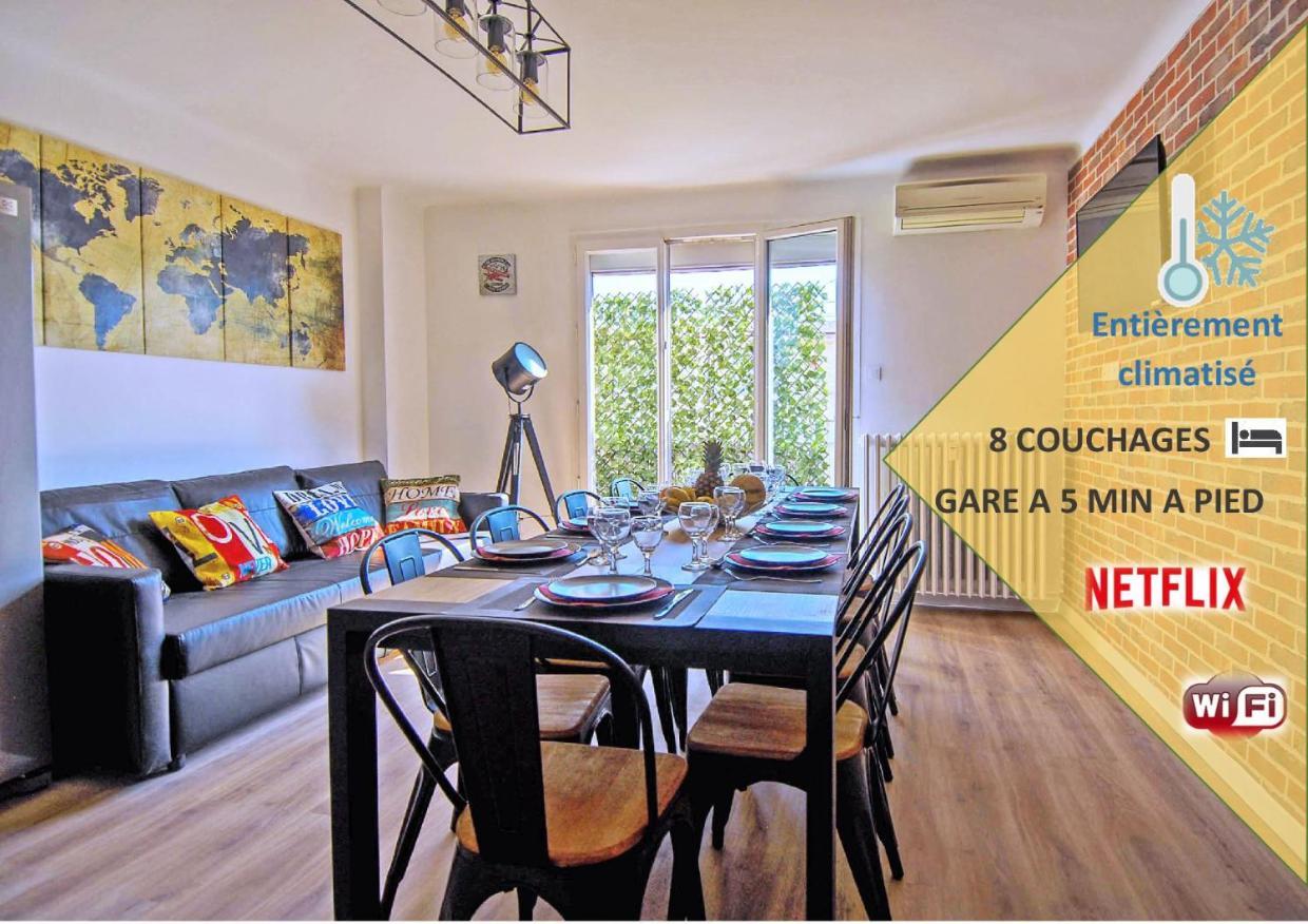 Climatise Gare Stcharles 4 Chambres Grand Balcon / Experience-Immo 马赛 外观 照片